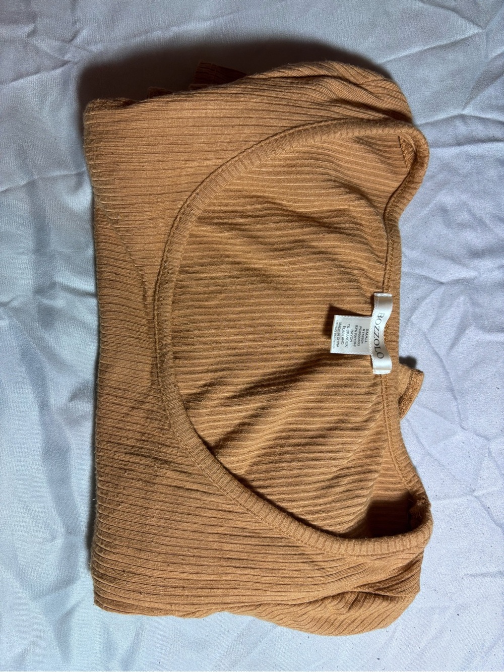Bozzolo Ribbed Tan Kids Leggings